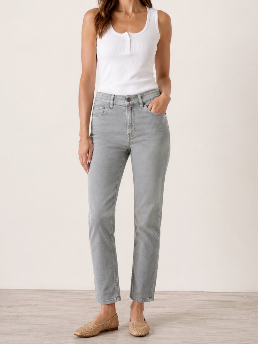Brunello Cucinello Taupe Gray Jeans Italy  women’s size 2